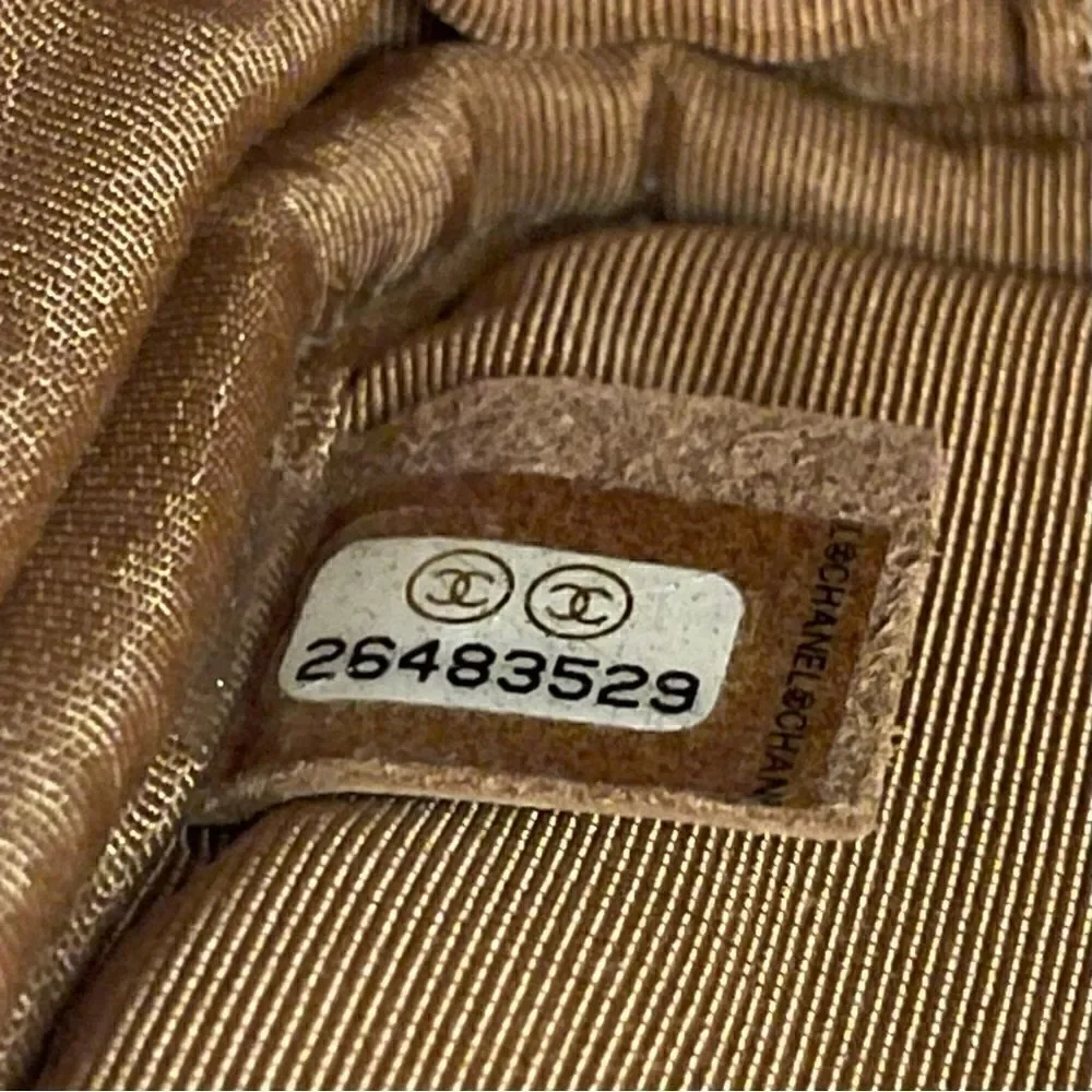 Chanel Matte Caviar Coco Tassel Camera Bag Brown Gold Hardware Series 26